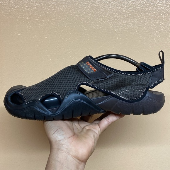 Crocs Swiftwater Mesh Waterproof Deck Sandals “Brown” Size 13 NEW - Picture 11 of 17